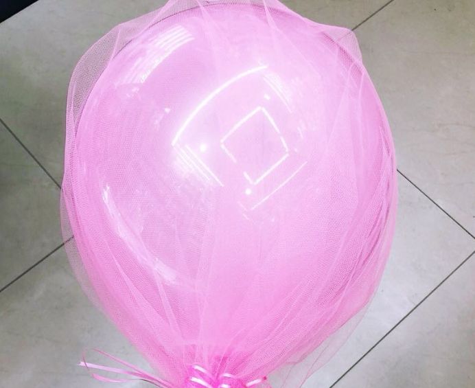 Mesh balloons, Nordic-style photo props, girlish wedding decoration, proposal, birthday declaration balloons details Picture