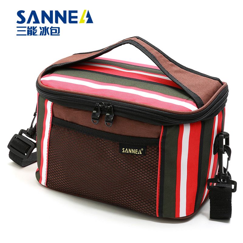 SANNE's new insulated bags, striped Oxford cloth bento delivery packs, breast milk preservation ice packs, and Amazon insulated packs Specification image