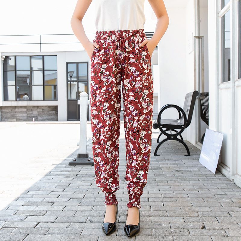 Women's Comfy Tapered Loose Travel Lounge Pants thumbnail