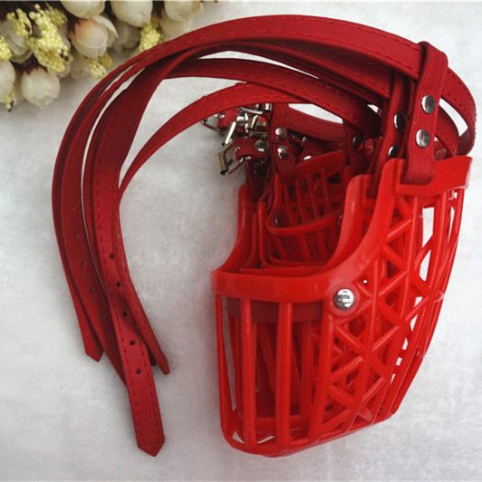 Anti-bite pet masks, pet dog supplies, dog muzzles, plastic mesh anti-bite dog muzzles, manufacturer's wholesale in stock undefined