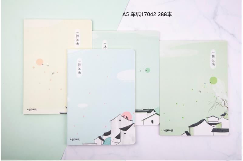 欣弘联华文具特价A5车线本韩版江南韵关公西略猫君梦想小镇创意伞产品图