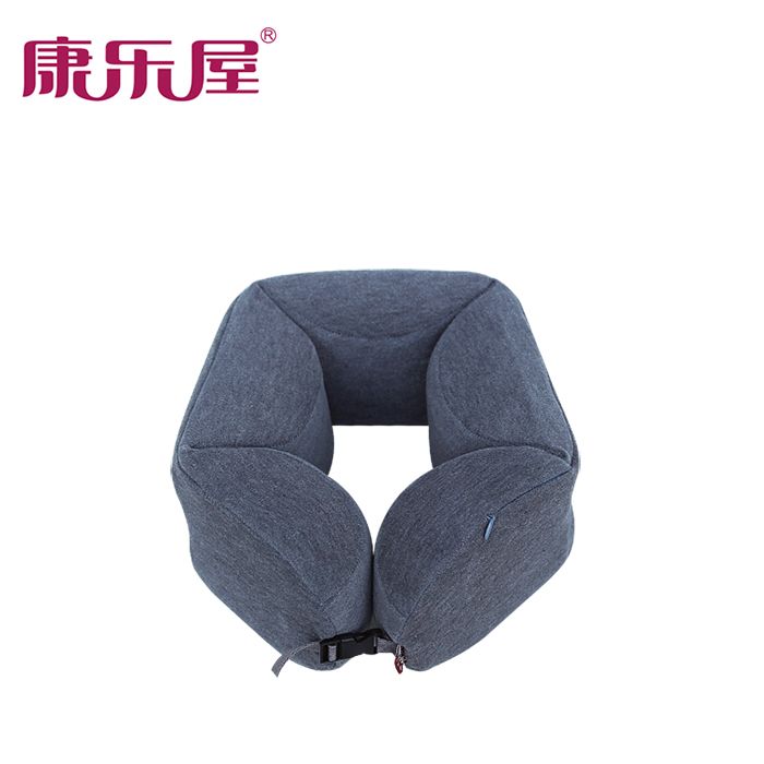 Yiwu Haohuo Kanglewu Home Furnishing Fabric Rabbit Plush Memory Foam U-shaped Neck Pillow Specification image