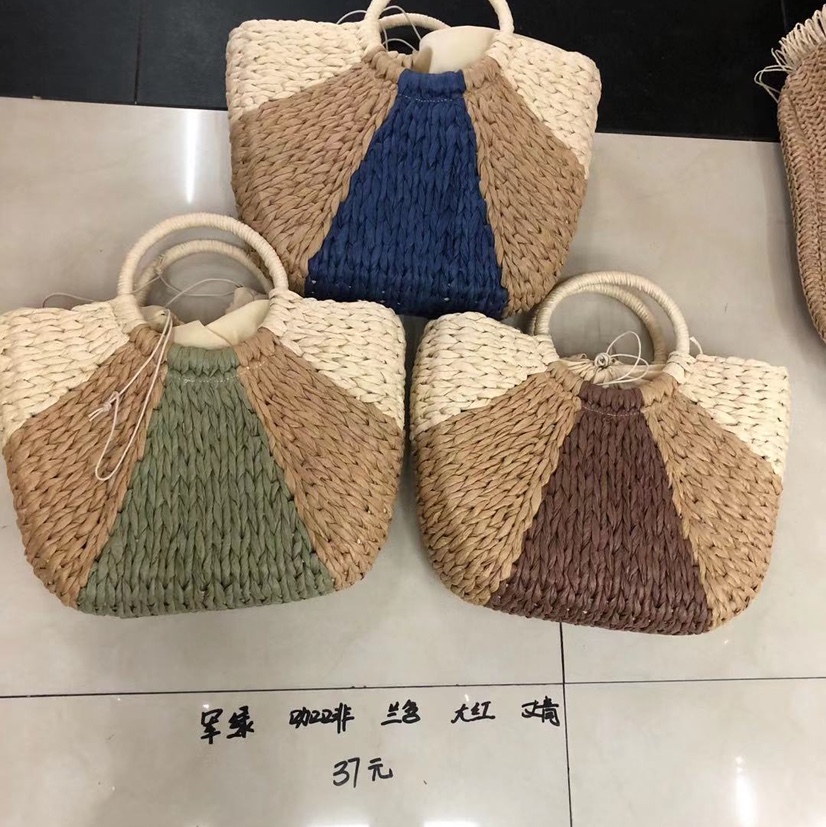 Summer new straw weaving craft bag