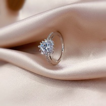 Zircon diamond imitation wedding ring classic female