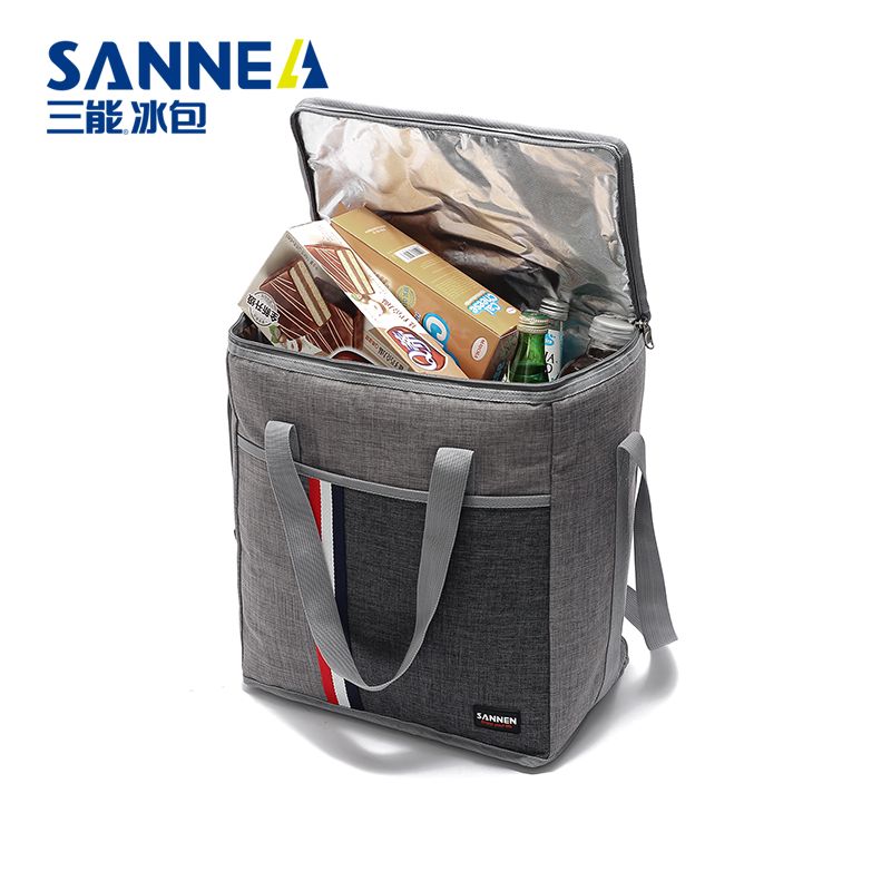 SANNE's new aluminum film insulated bags are in stock, including aluminum foil waterproof picnic bags, Korean-style folding bento bags, and fresh-keeping ice packs Specification image
