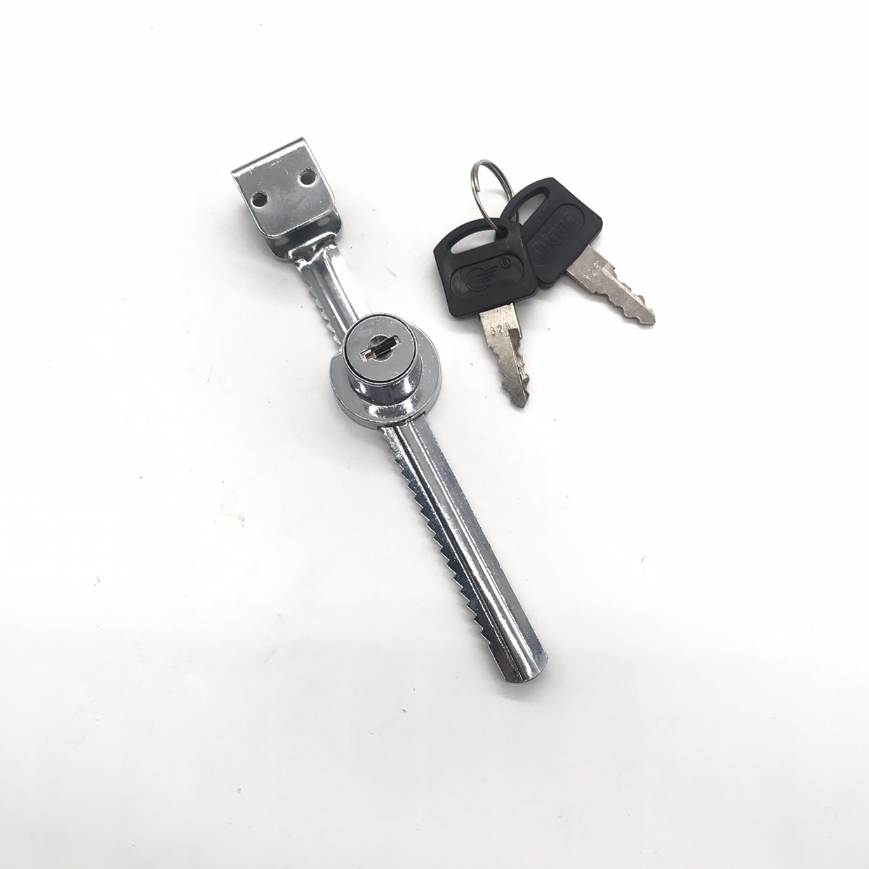 Shuzan high-quality brand sawtooth lock glass door lock, double-door sliding and sliding display cabinet, no need for opening holes, special bucket tooth lock, safe and firm Application Scenario
