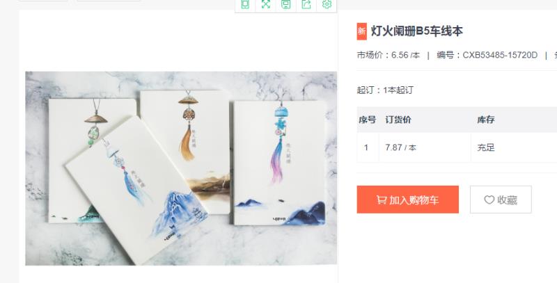 欣弘联华文具B5车线韩版创意伞飞机灯火阑珊清风徐来酷生活昨日的诗产品图