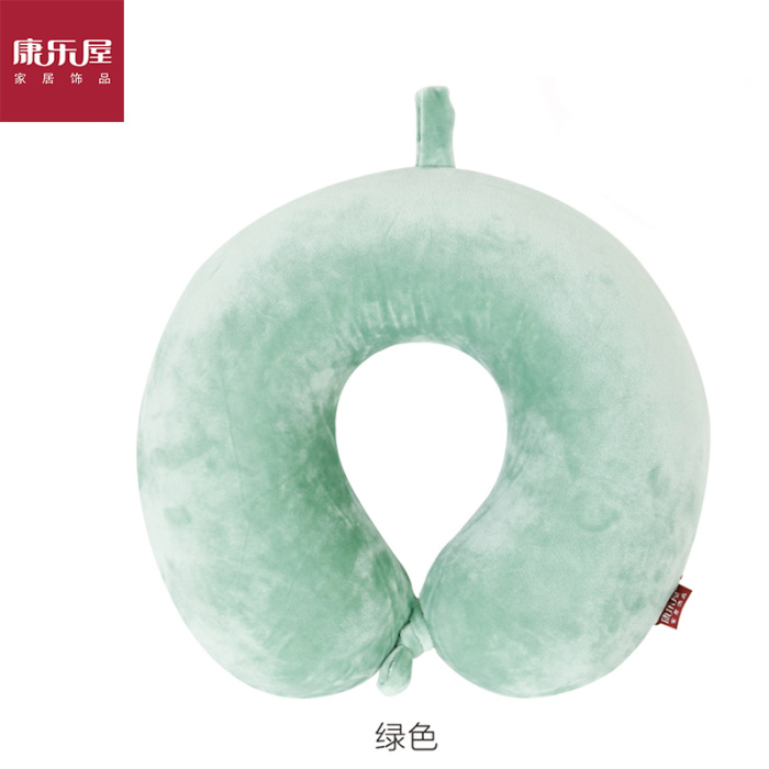 义乌好货 康乐屋家居布艺 纯色记忆棉U型枕 地摊夜摊礼品详情图1