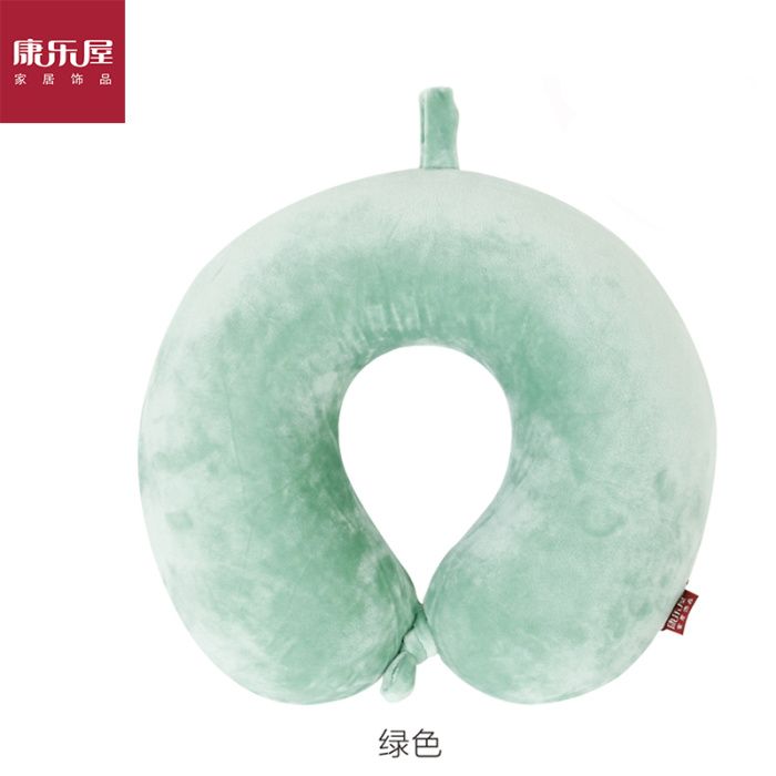 义乌好货 康乐屋家居布艺 纯色记忆棉U型枕 地摊夜摊礼品细节图