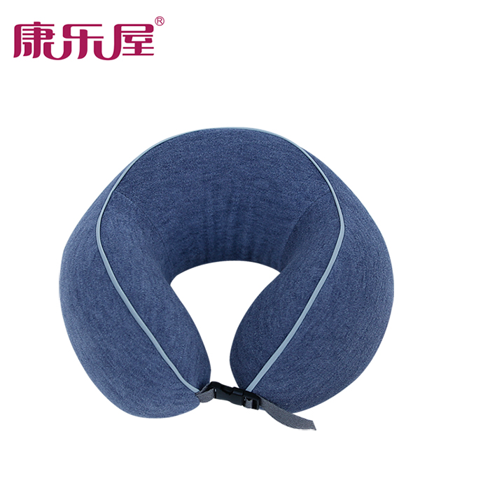 义乌好货 康乐屋家居布艺 新奇兔毛绒记忆棉U型颈枕详情图2