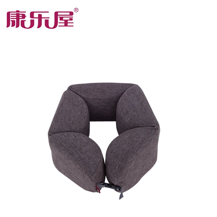 Yiwu Haohuo Kanglewu Home Furnishing Fabric Rabbit Plush Memory Foam U-shaped Neck Pillow details Picture