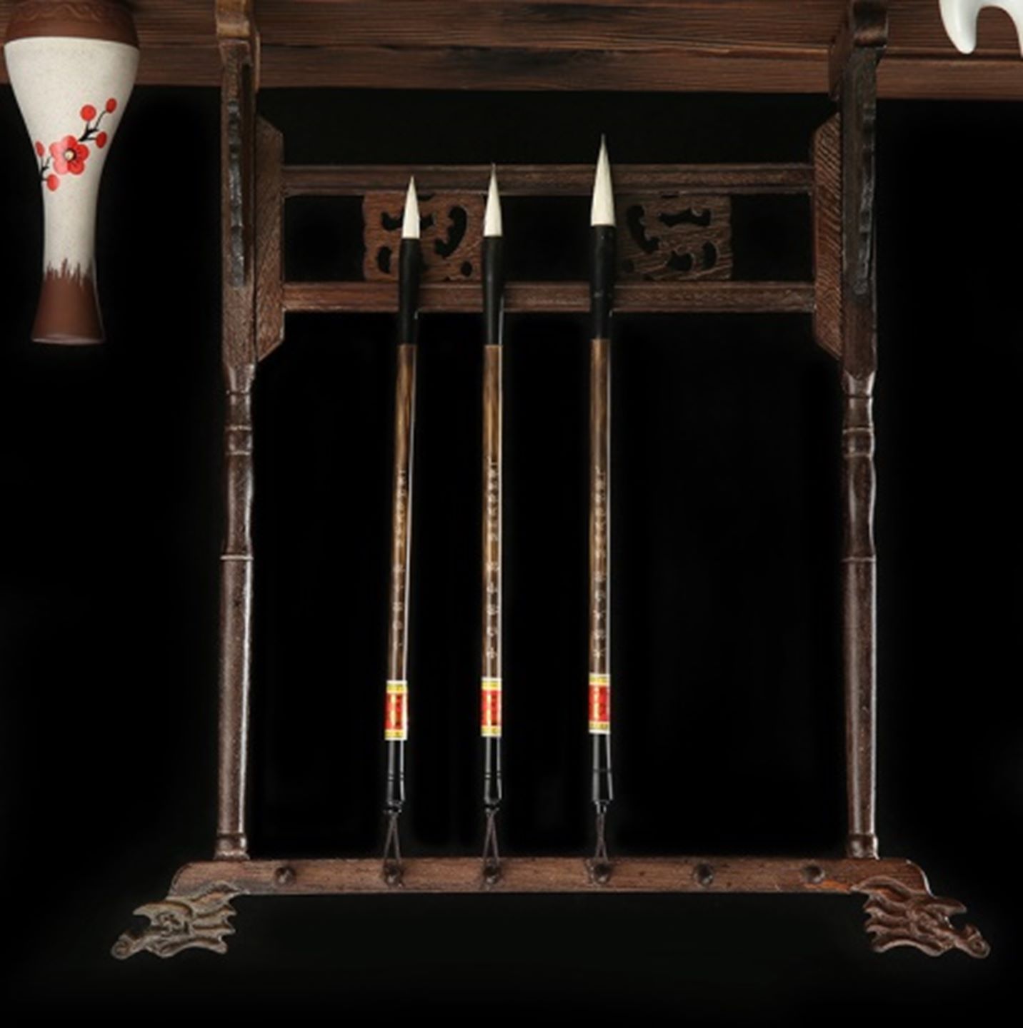 Yiwu quality beginner's regular script practice pen, new model of White Cloud student brush with both goat hair and brush, large size