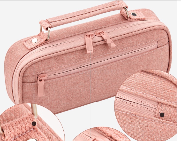 A pen bag. A stationery bag. Cell phone storage bag