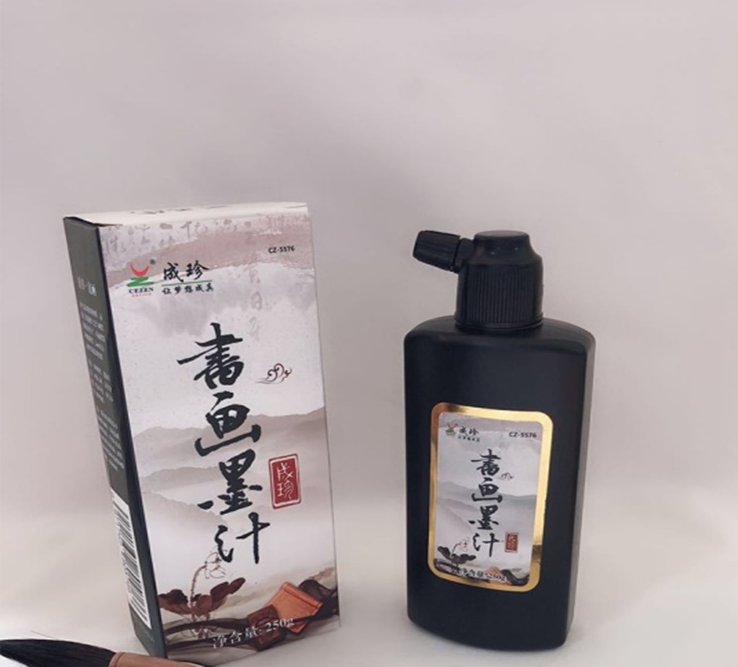 Yiwu Fine Goods Treasure, beginner's calligraphy and painting practice Ink, Four Treasures of the Study, Special Ink for Writing Brushes, cz-5575 Specification image
