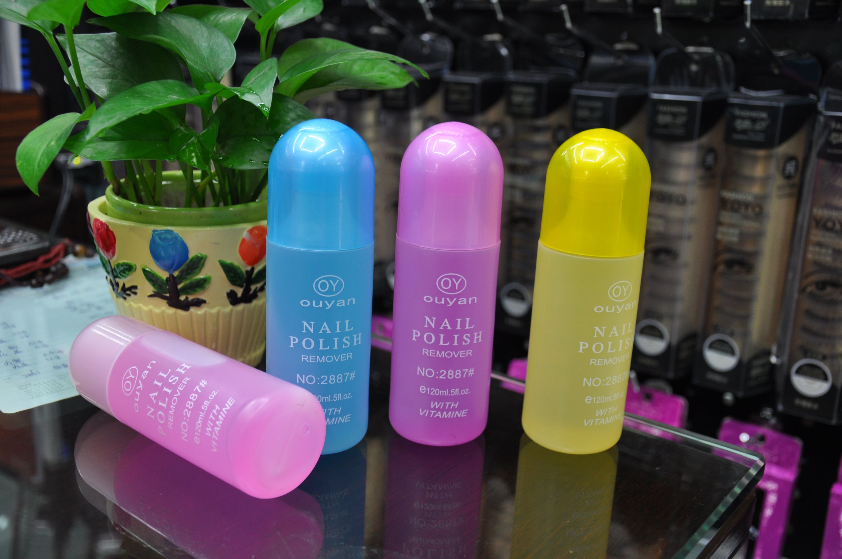 Ouyan 2887 Nail Polish Remover is exclusively for foreign trade details Picture