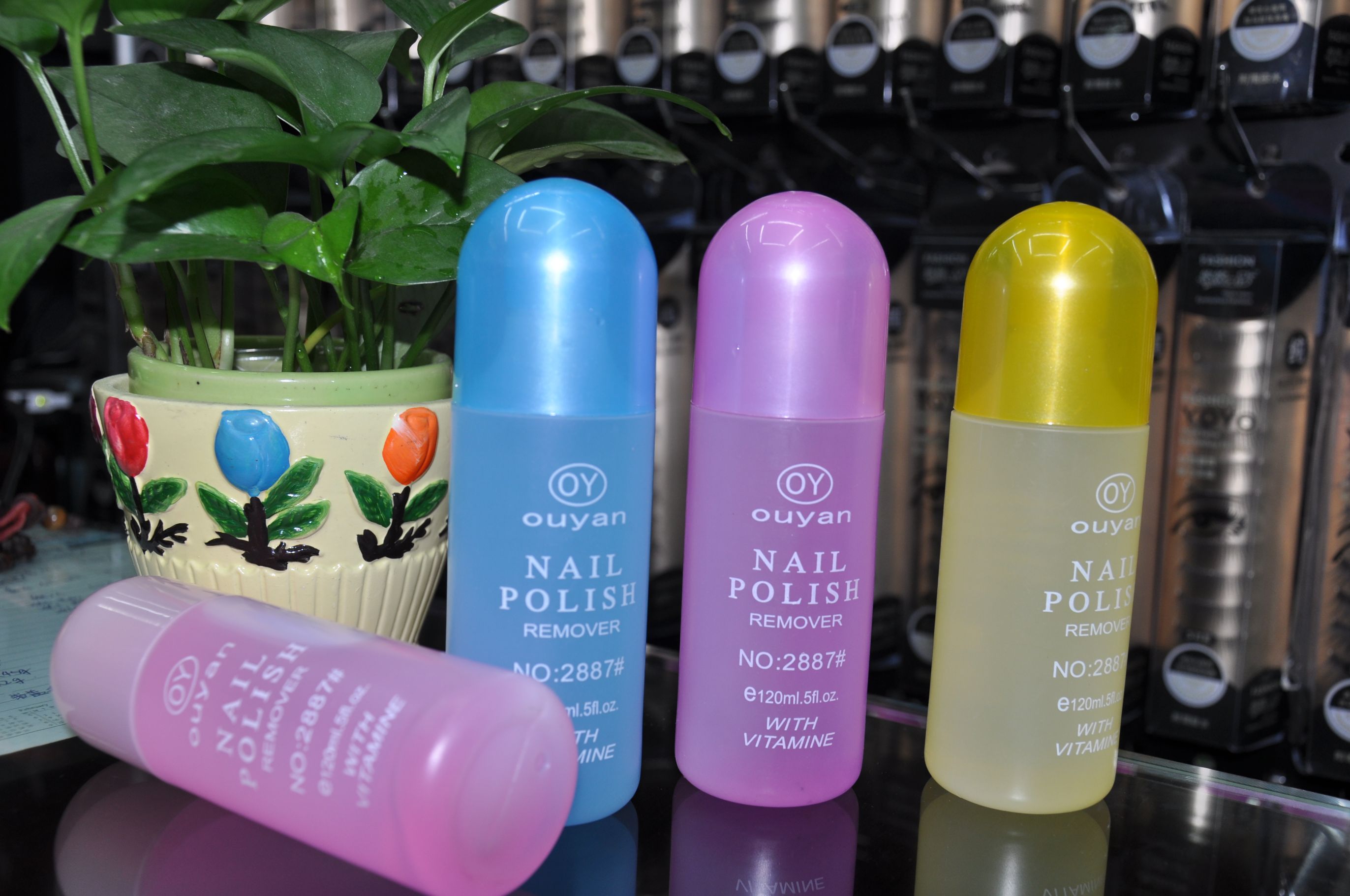 Ouyan 2887 Nail Polish Remover is exclusively for foreign trade