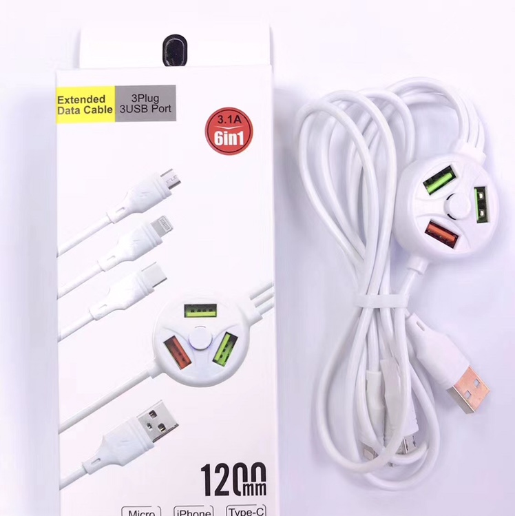 اسحب ثلاثة +3USB خطوط الشحن Specification image