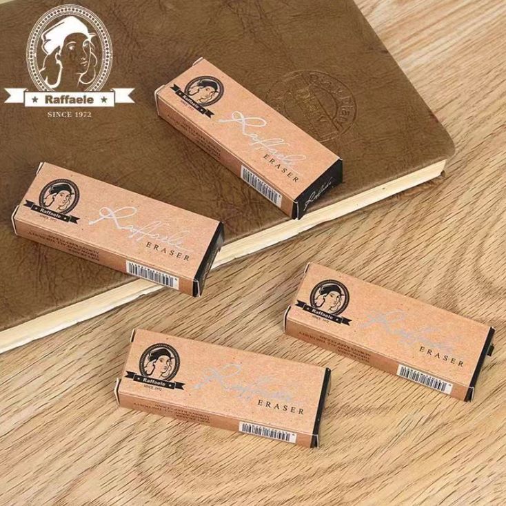 Yiwu quality products: Italian imported Rafael yellow erasers, art painting erasers, sketch soft erasers