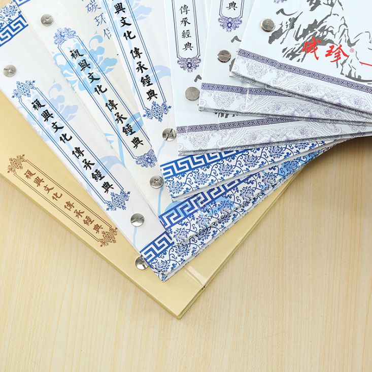 Yiwu quality calligraphy practice copybooks, thickened water writing cloth calligraphy copybooks imitating Xuan, Wang Xizhi's imitation of regular script calligraphy copybooks with brush pens details Picture