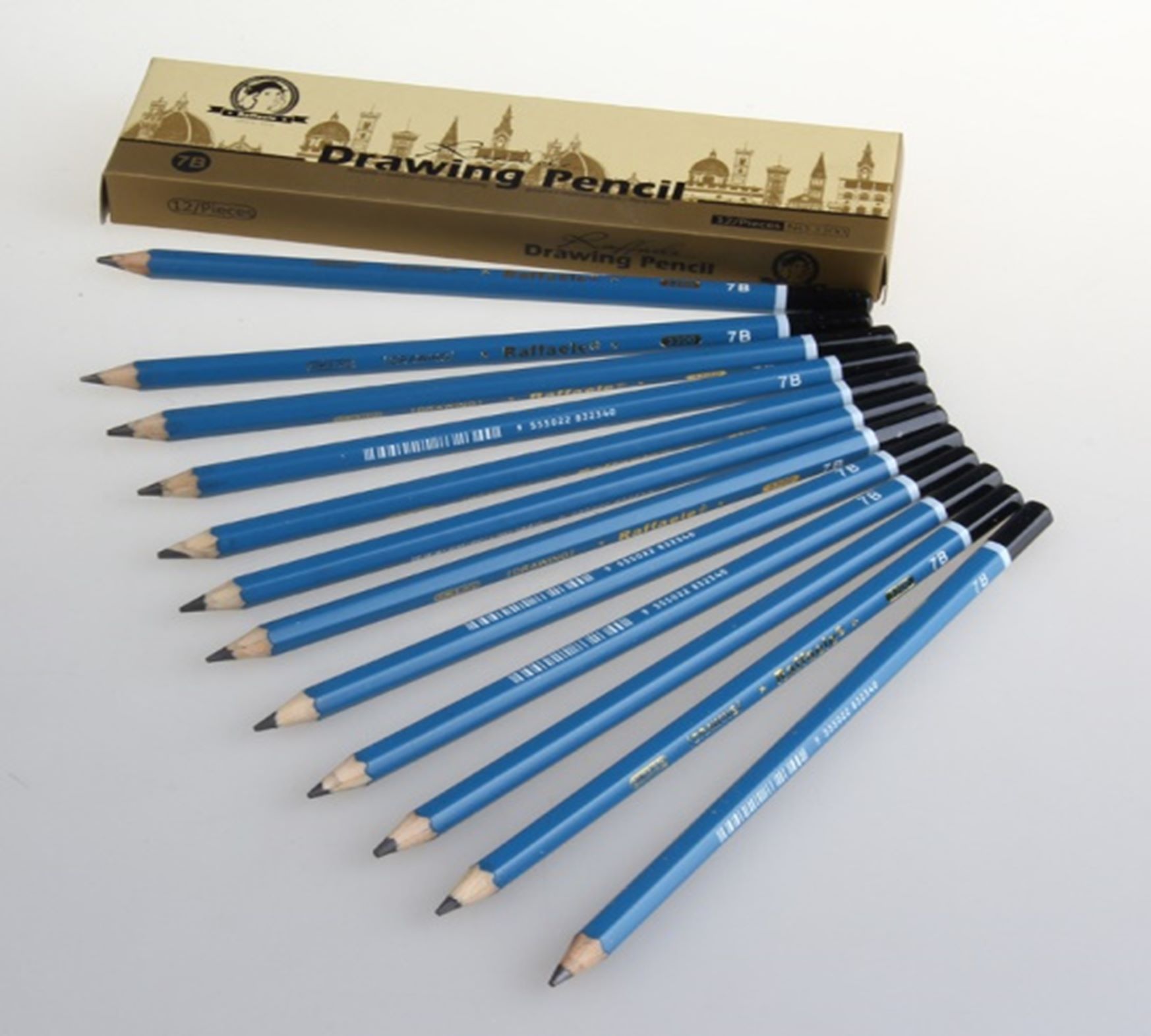 Yiwu quality drawing pencils model hb b 2b 3b 4b 5b 6b 7b 8b 10b 14b Charcoal pencils for fine sketching, universal for writing and drawing, 3300 Specification image