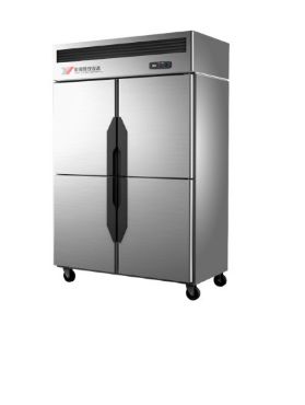 Four-door refrigerator commercial four-door freezer vertical refrigerated freezer crisper kitchen freezer
