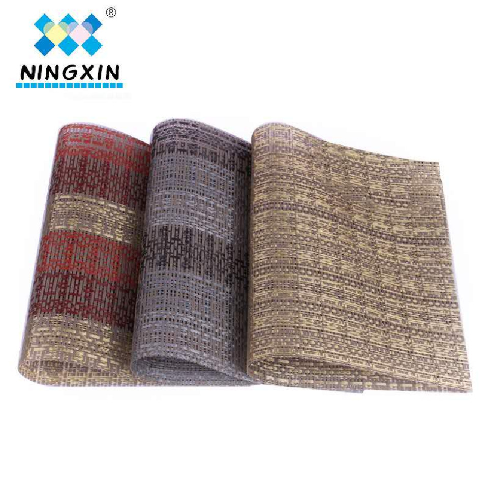 30*45cm eco-friendly pvc Western placemats, hotel Western placemats, new woven table MATS, quick-drying after washing detail image 1