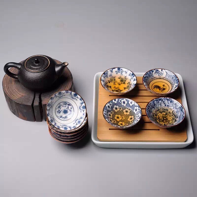 Recommended retail classic blue tea cup kaishufu tea cup cup size thumbnail