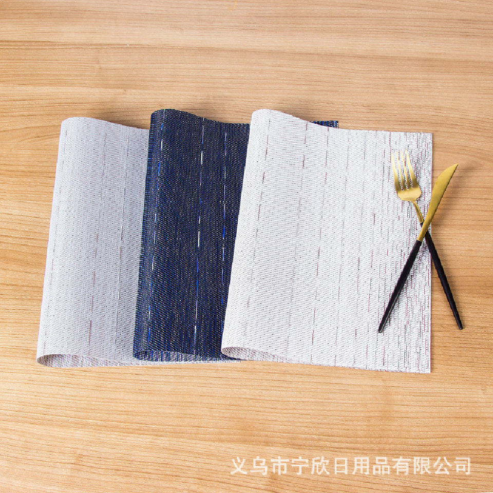 一餐一垫 亚马逊热销PVC防滑垫 经典特色西餐垫 环保隔热 西餐垫详情1