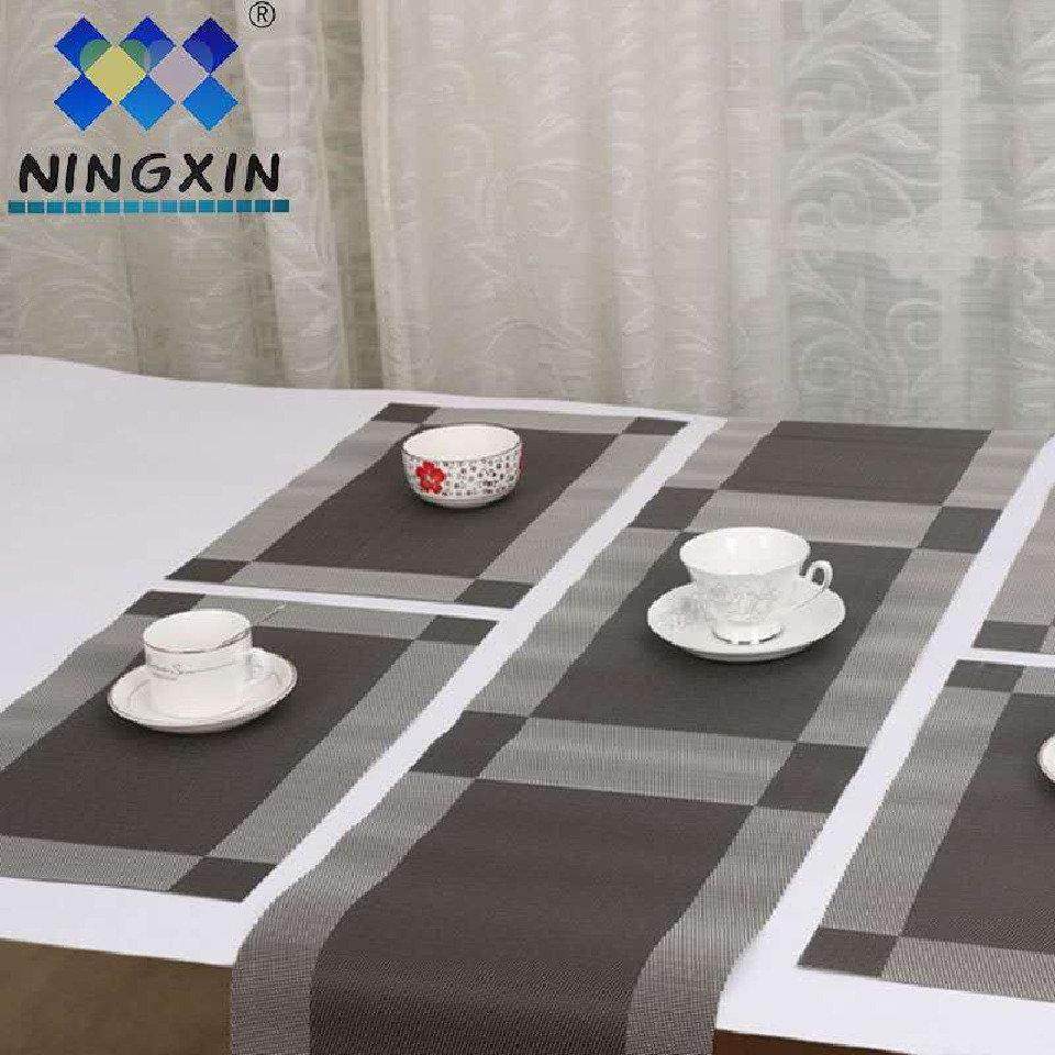 Single-frame table flag 30*135CM single-frame Western placemat hotel anti-slip and wear-resistant table flag placemat detail image 1