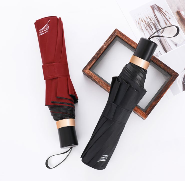 Yiwu Good Goods Longxiang Junlu Men's Temperament Business Large Rain Dual Use Vinyl Sunscreen