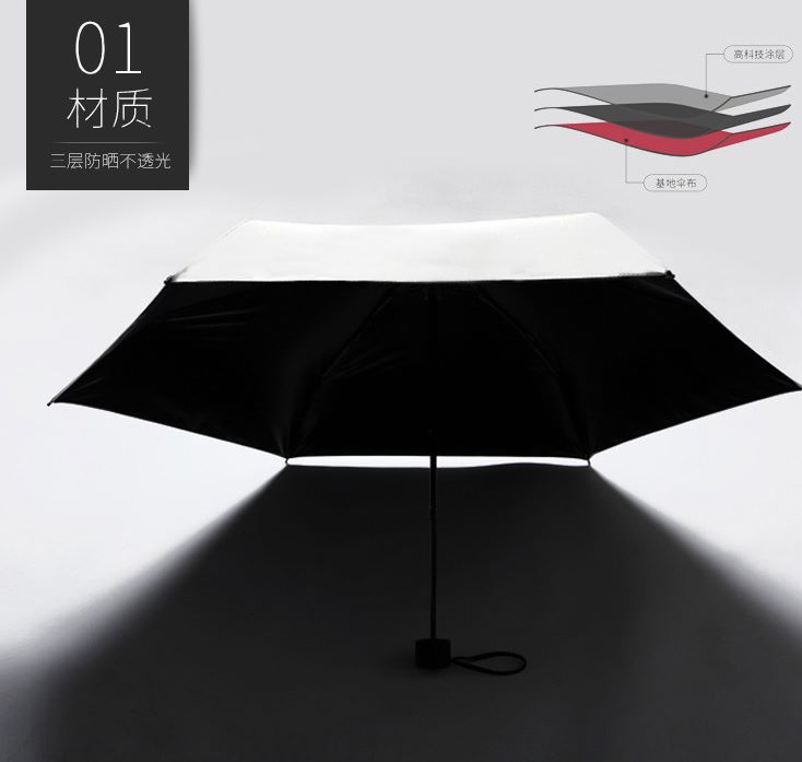Yiwu Good goods Longxiang Umbrellas 50% off, pocket umbrellas, women's sun protection, UV protection and sunshade umbrellas Specification image