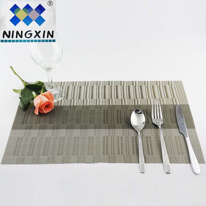 Cross-border bamboo joint placemats, Teslin pvc Western placemats, anti-slip table MATS, hotel Western placemats, durable and waterproof Application Scenario