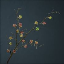Yiwu Selection simulation clove bean branch flower matching material simulation green plant wholesale acacia soya-bean milk fruit home decoration