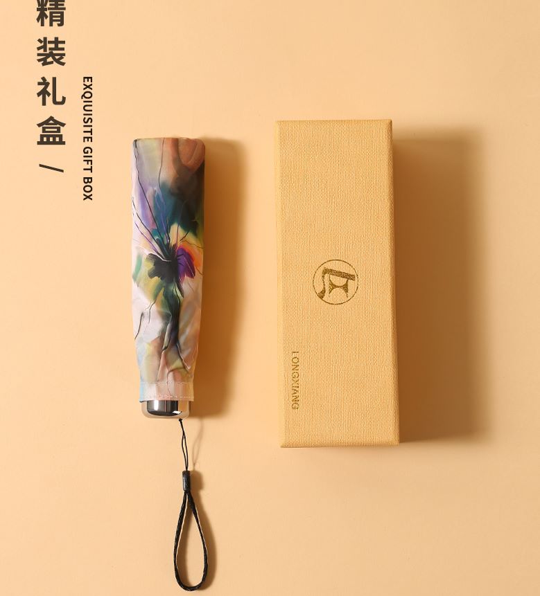 Yiwu Good Goods Sun Umbrella Compact Uv Protection Portable Rain And Sun Folding Sun Umbrella details Picture