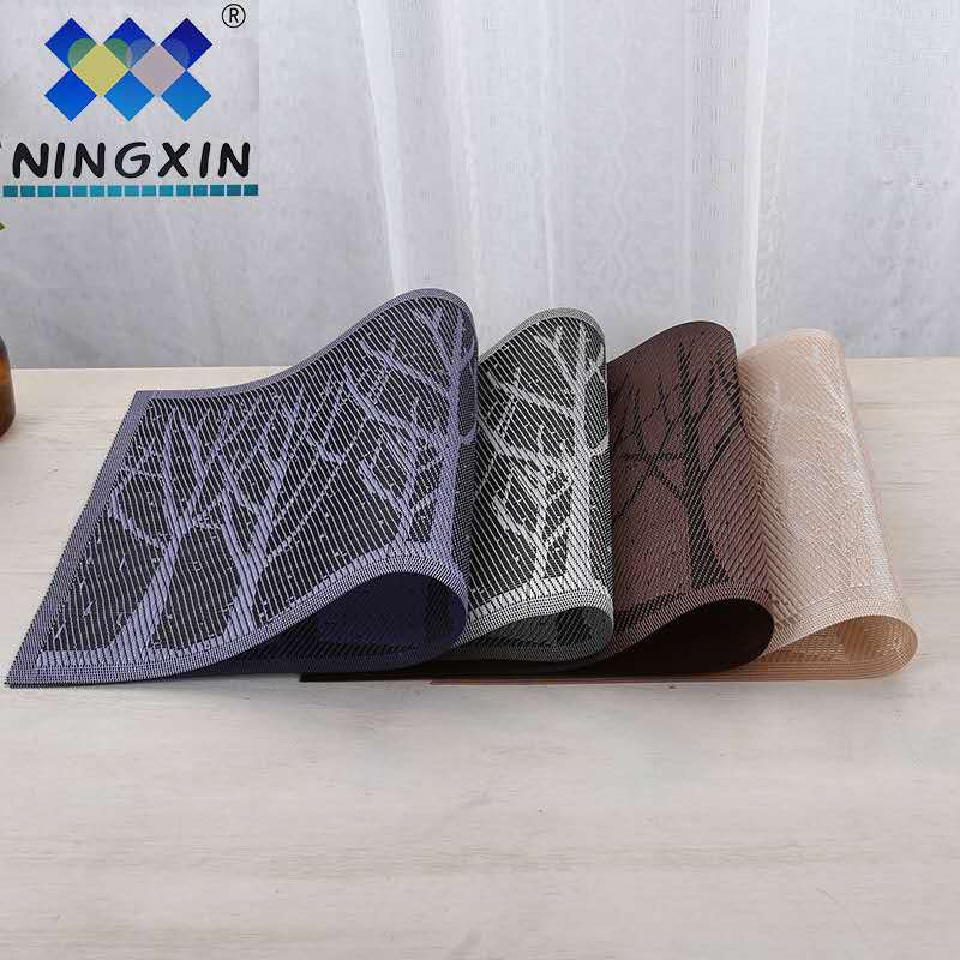 Thickened PVC placemats from placemat manufacturers, hotel European-style heat-insulating Western placemats, washable and quick-drying table MATS, plate MATS and bowl MATS detail image 1