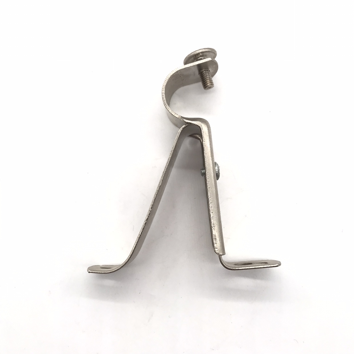 Shuzan marca de alta calidad tubo de plástico de aluminio junta de cobre barra romana soporte de aleación de aluminio accesorios de barra de cortina montaje superior montaje lateral universal engrosamiento soporte de suspensión tipo X1 roma pole support Item Picture
