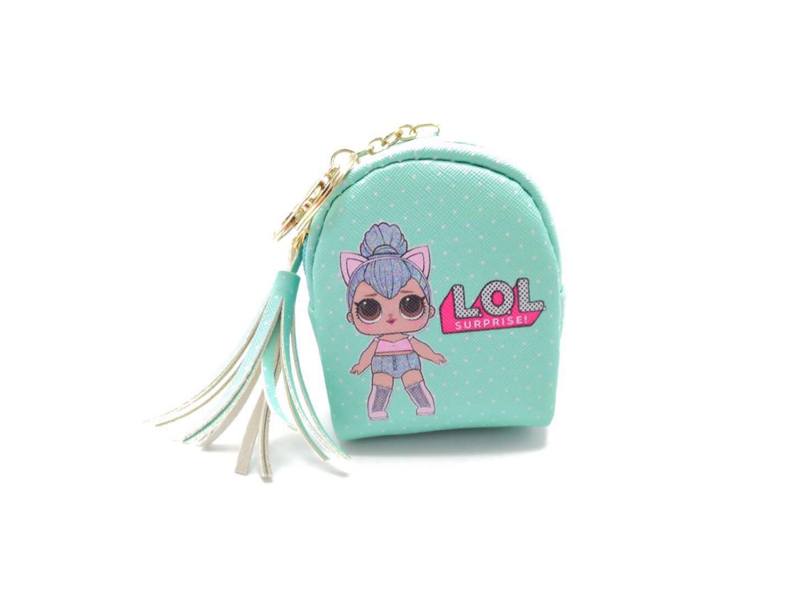 Surprise doll keychain coin purse children's bag Application Scenario
