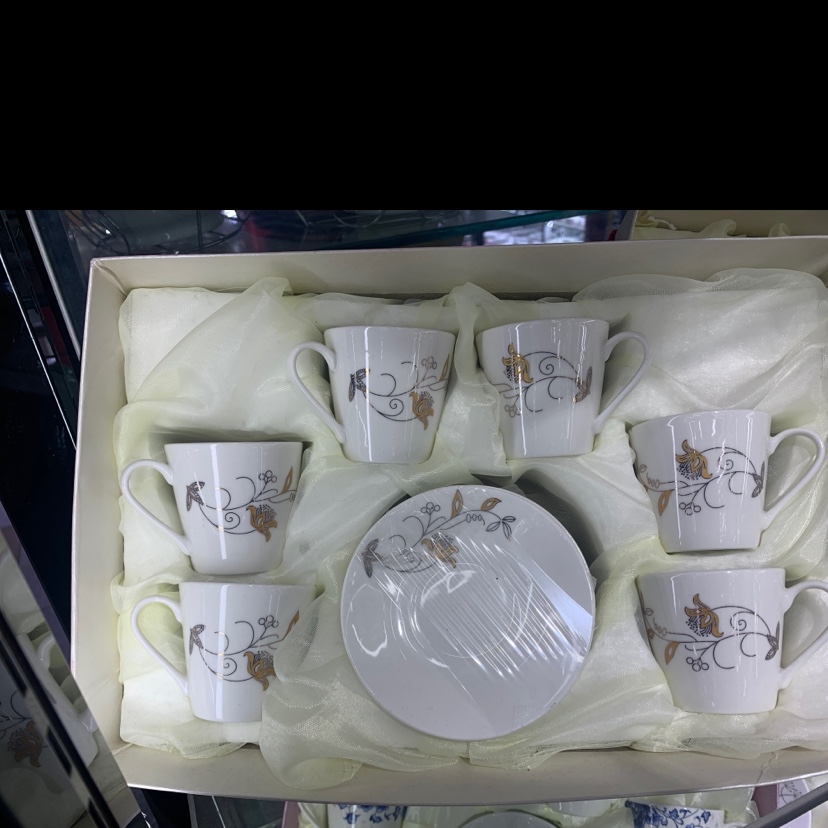 六杯六碟礼盒包装产品图