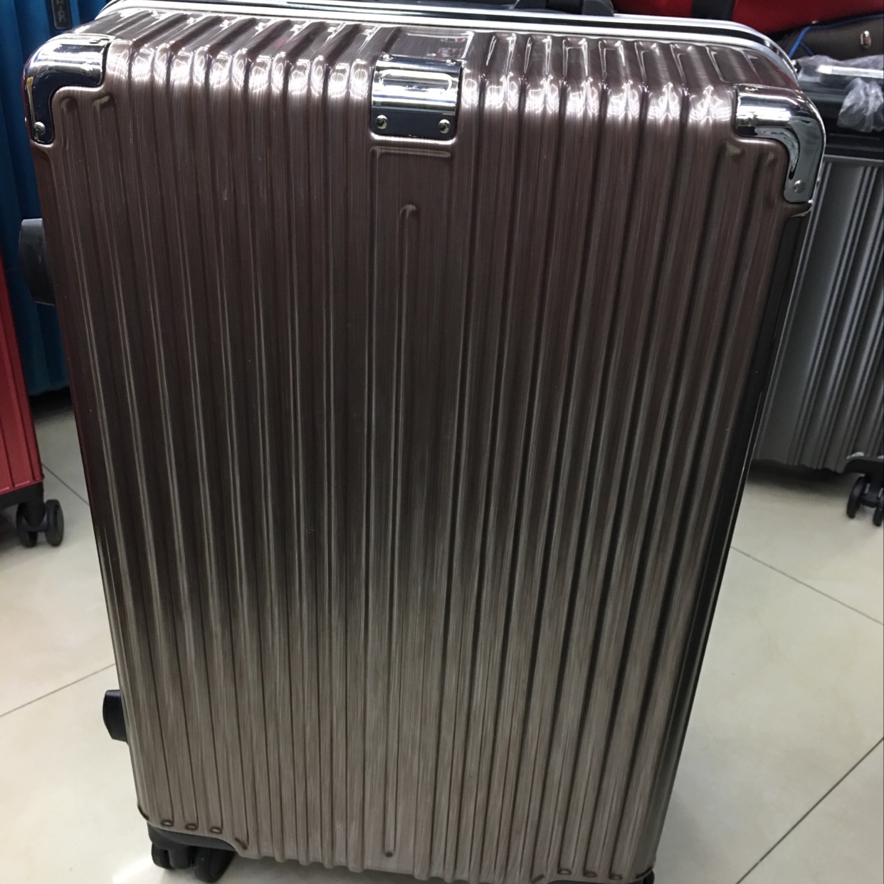 24 Inch Aluminum Frame Brushed Suitcase