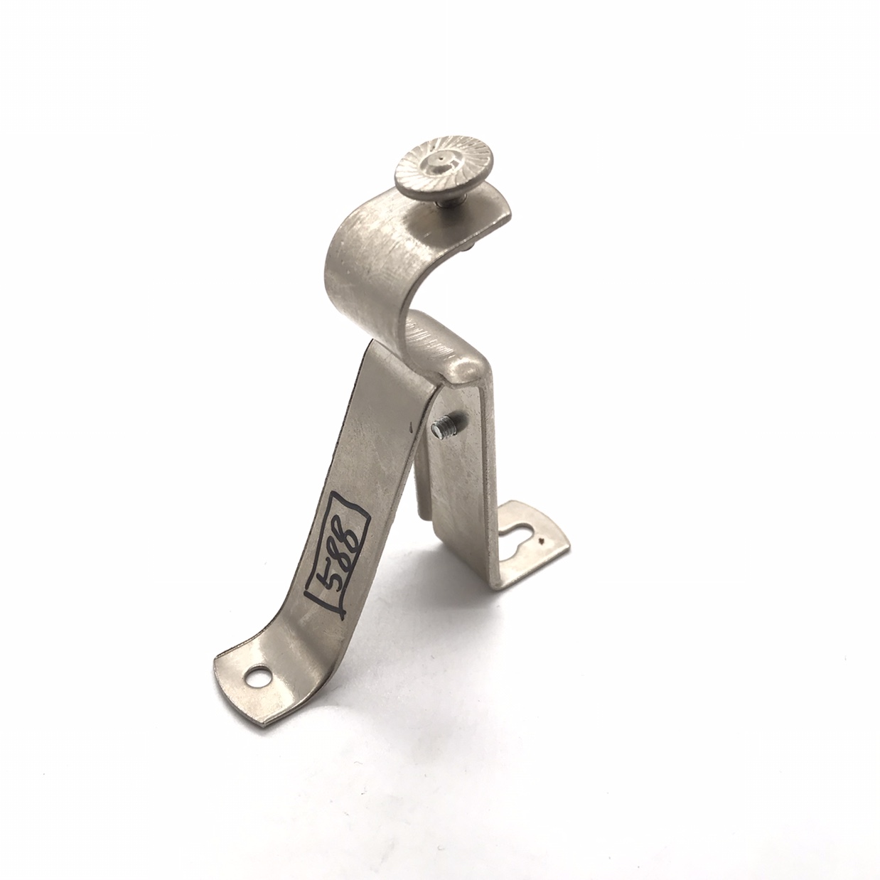 Shuzan marca de alta calidad tubo de plástico de aluminio junta de cobre barra romana soporte de aleación de aluminio accesorios de barra de cortina montaje superior montaje lateral universal engrosamiento soporte de suspensión tipo X1 roma pole support details Picture