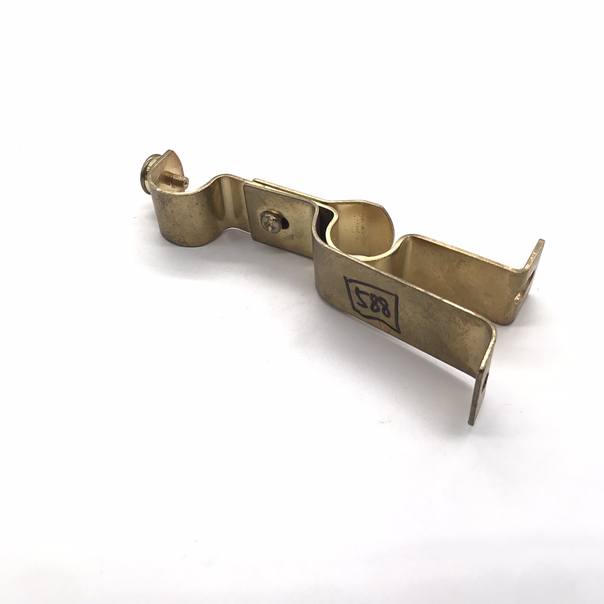 Shuzan adjustable height, inner diameter, multi-purpose curtain, Roman rod bracket, iron double code, aluminum-plastic pipe, stainless steel joint accessories Specification image