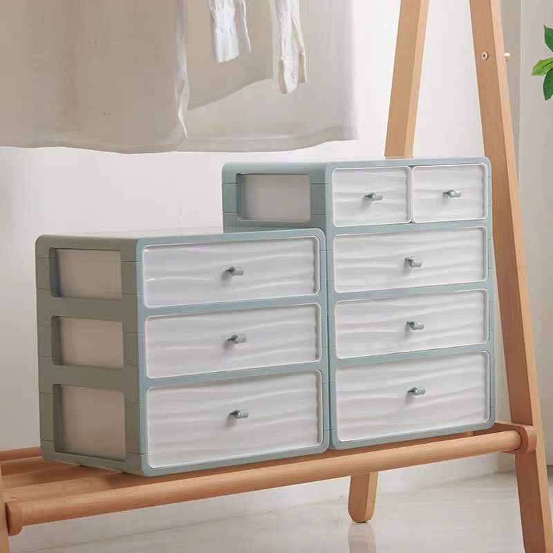 Underwear storage box for socks and underpants, drawer-type three-in-one compartments wardrobe, organizing box for bras, home wonder 2688 four-layer Item Picture