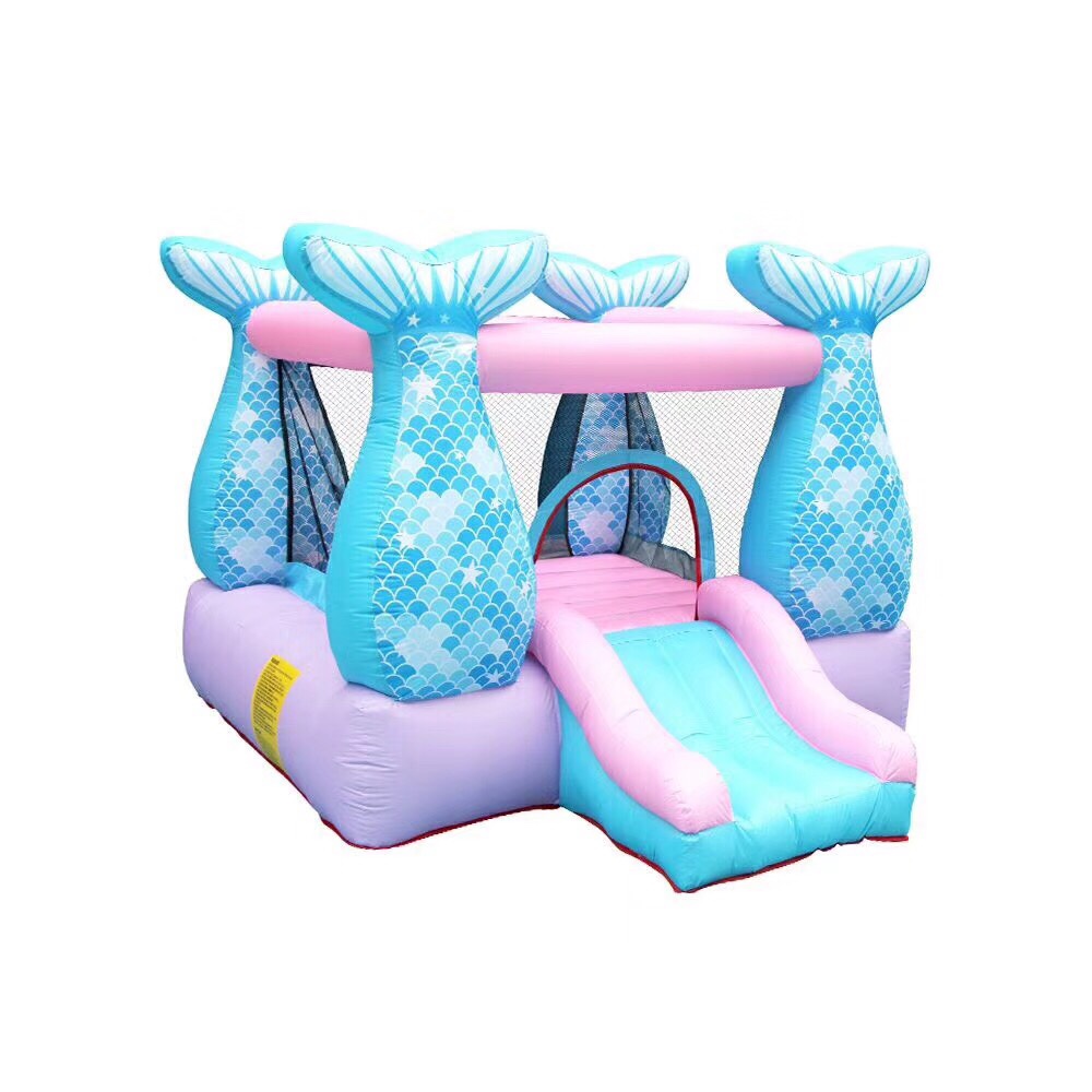 Beauty Fish Tail Slide Inflatable Castle Factory Direct Sales details Picture