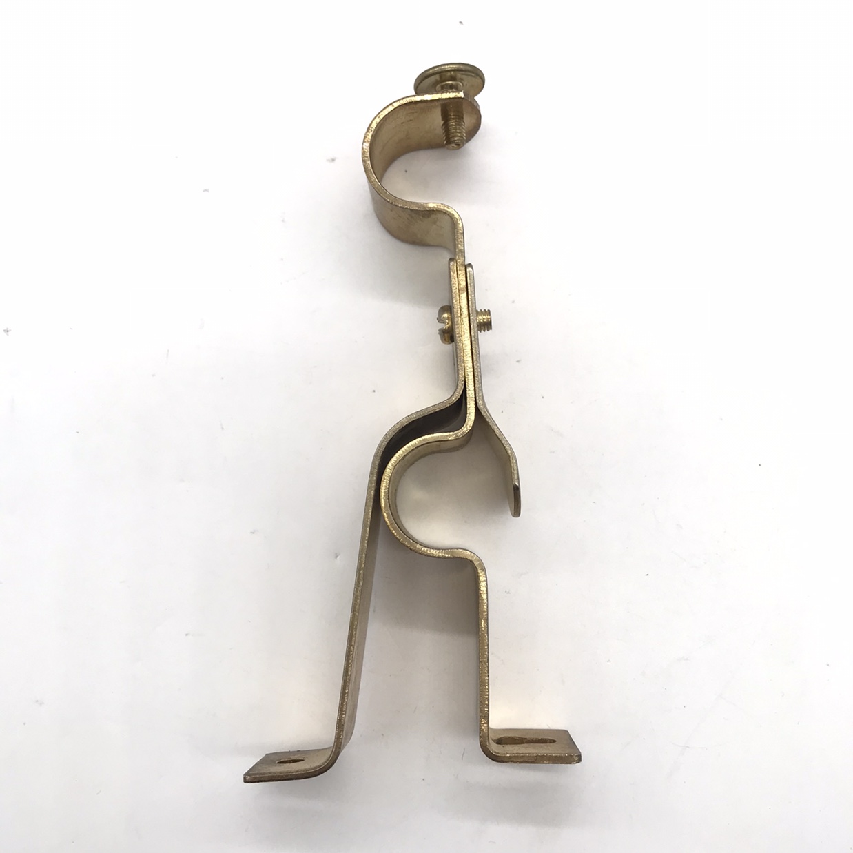 Shuzan adjustable height, inner diameter, multi-purpose curtain, Roman rod bracket, iron double code, aluminum-plastic pipe, stainless steel joint accessories Item Picture