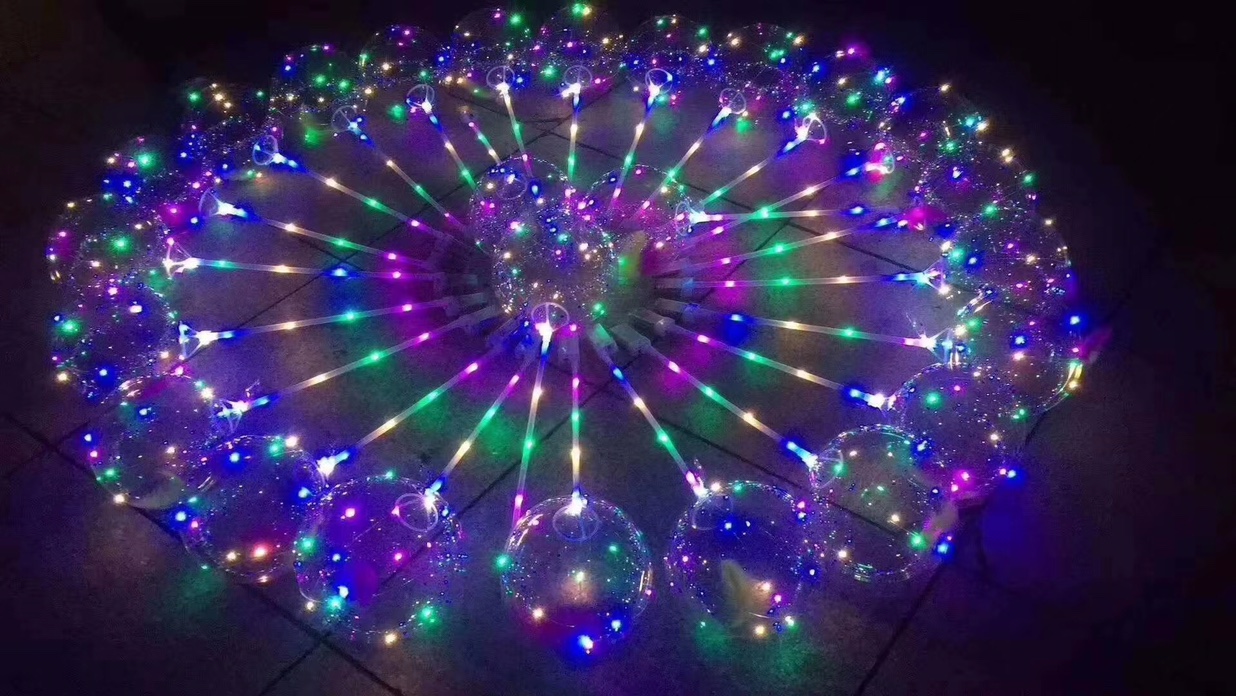 透明带灯波波球产品图