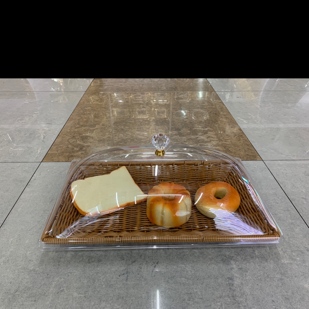 亚克力水果面包篮。