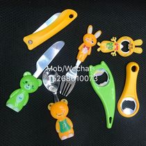 Cartoon tableware cartoon knives, forks and spoons