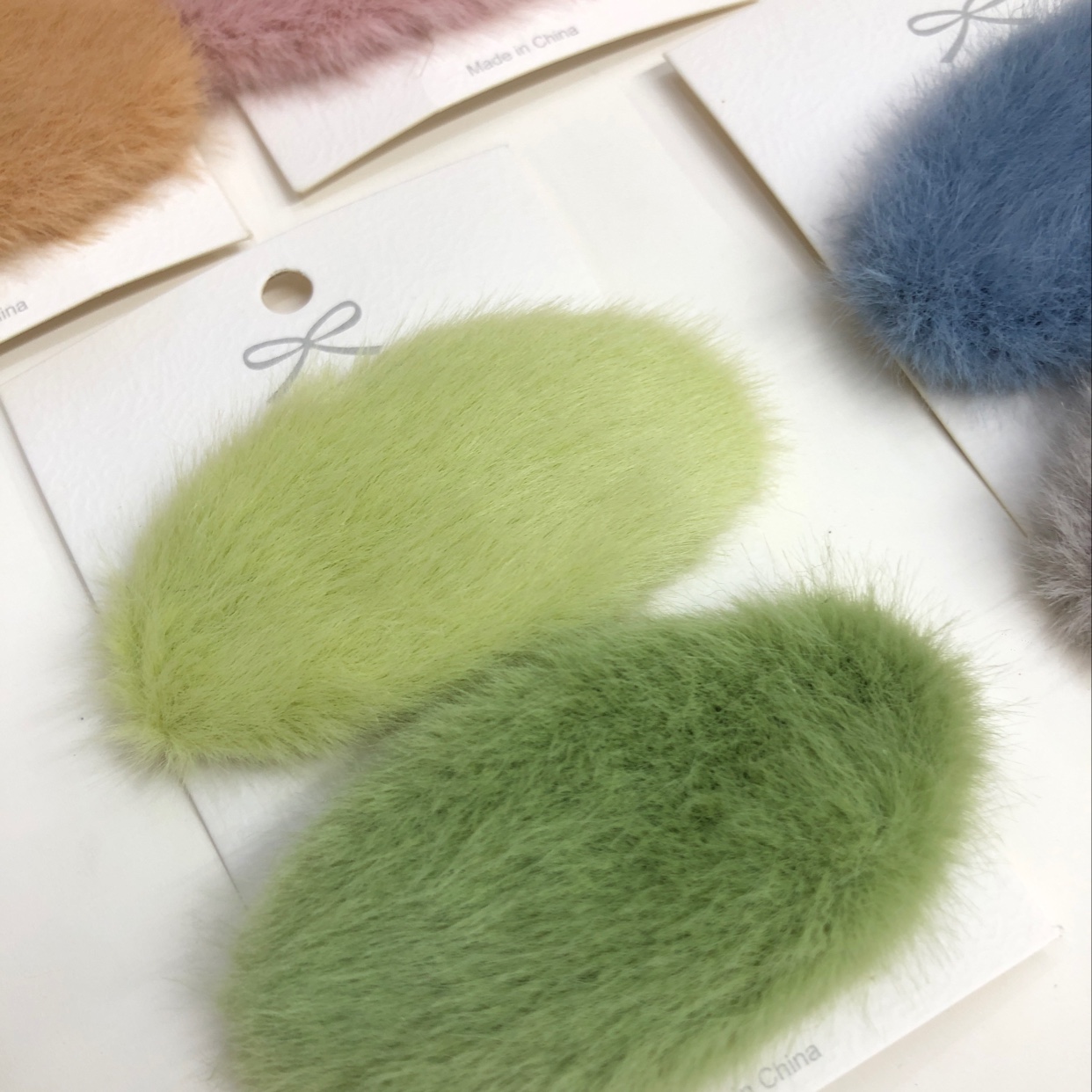 Cute hair bands, Korean Dongdaemun plush hair ties, hair ties, rubber bands, Korean version plush mango hair clips details Picture