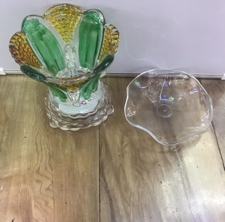 Glass aroma lamp C model Aroma Night light details Picture