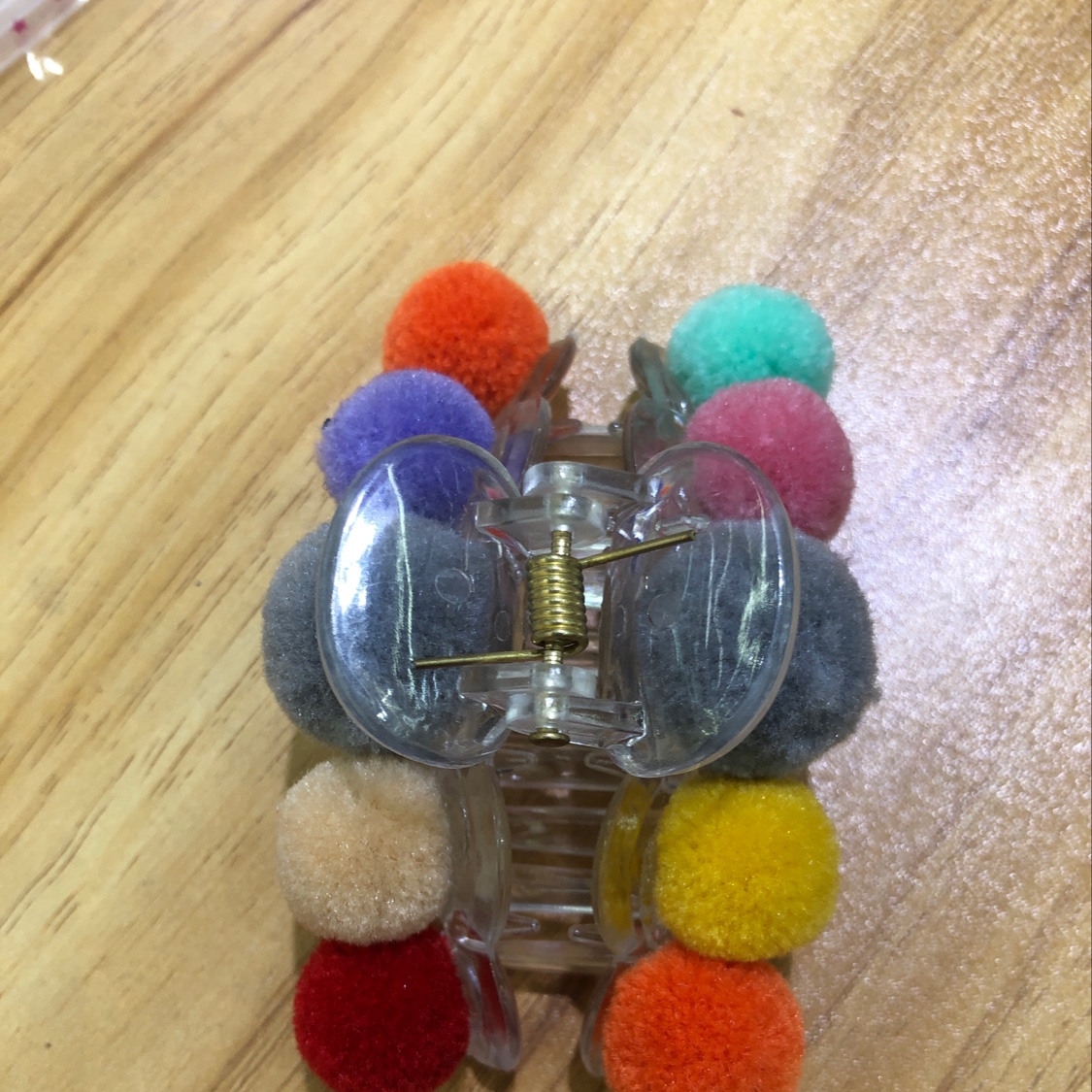 Plush Bangs Card Clip Fascinator Top Clip Hairpin Back Head Large Clip Half Hair Clip Adult details Picture